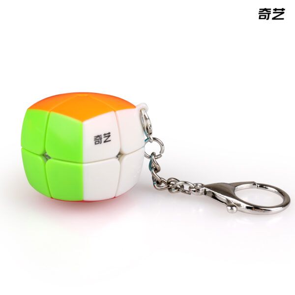 奇藝 小饅頭 鑰匙圈 3CM 可拆式 30mm 小 磨砂面 橢圓形 魔方格 速解品牌 三階 3階 可愛