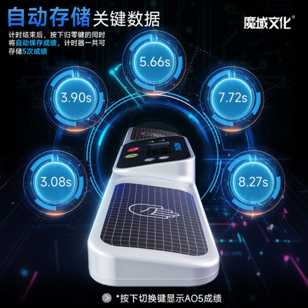 魔域計時器v2 魔方陪練器 新版 智能陪練 魔術方塊 速解比賽 WCA 疊杯 手指 魔域 計時器  附卡扣