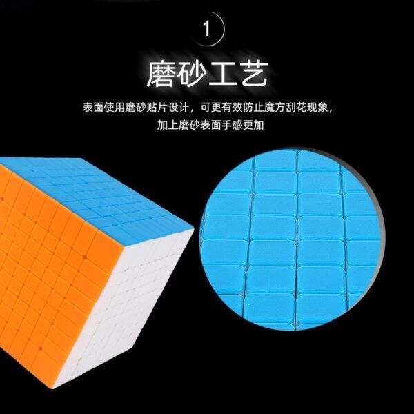裕鑫 小魔法 九階 速解品牌 魔術方塊 90mm 彩色 魔方 9階 螺絲可調整 智勝 益智玩具