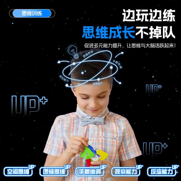 金字塔二重奏 【小小店舖】魔域 球軸磁力 異形 魔方 meffert 金字塔 2重奏 魔術方塊 益智玩具 魔方小天地