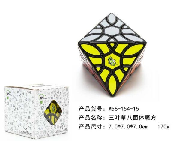 藍藍 三葉草八面體 Clover Octahedron Cube 異形 魔方 益智玩具 魔方小天地