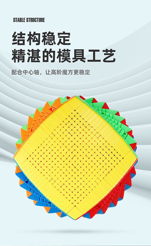 聖手 19階 魔術方塊 超高階 十九階 精美包裝 魔方 益智玩具 彩色 SS 魔方小天地