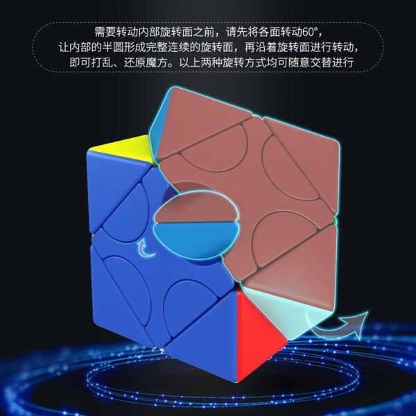 混元 魔域 1號 2號 3號 魔術方塊 斜轉 異形 魔方 混元斜轉 益智玩具 遊戲 限制轉動 磨砂