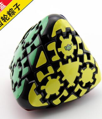 藍藍粽子 齒輪魔方 齒輪異形魔術方塊 益智休閒玩具魔方   黑色