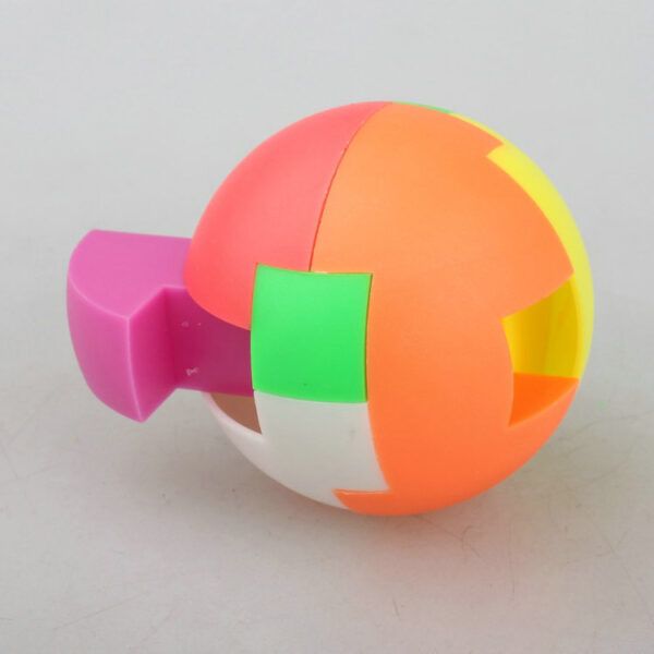 4103041721_1742542577 孔明球 孔明鎖 益智玩具 益智積木 兒童 學習 5CM 彩色 6件 puzzles 球形