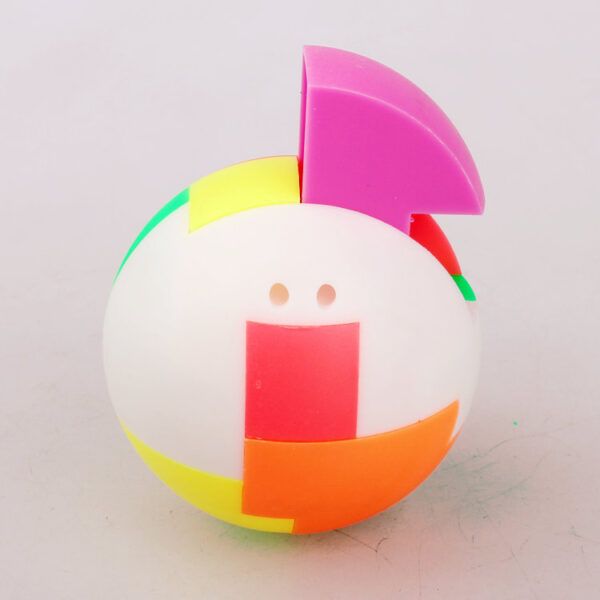 4103047512_1742542577 孔明球 孔明鎖 益智玩具 益智積木 兒童 學習 5CM 彩色 6件 puzzles 球形