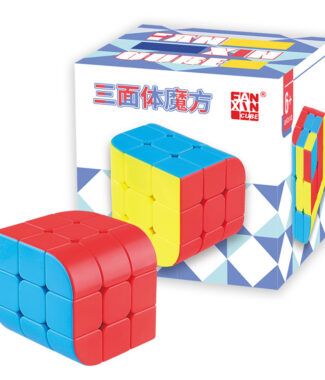 泛新 三階三面體 魔術方塊 3階 魔方 異形 三種顏色 三階概念方塊 益智玩具