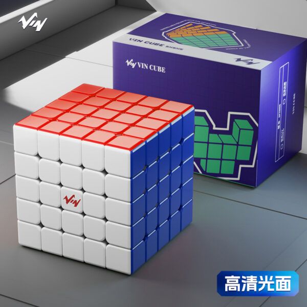 Vin5階 Vin4階 磁力UV 鑽面亮面 雙版本 Vin五階 Vin四階 CUBE60mm 魔方耀夜軸
