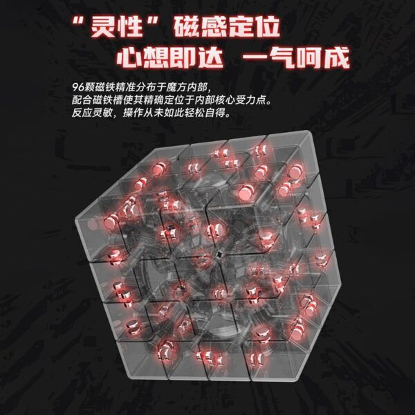 Vin5階 Vin4階 磁力UV 鑽面亮面 雙版本 Vin五階 Vin四階 CUBE60mm 魔方耀夜軸