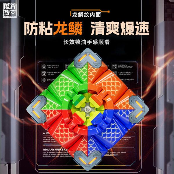 魔域 魅龍 3Mv2魔方 三階3階 魅龍3M 磁力魔方 磁力  益智玩具