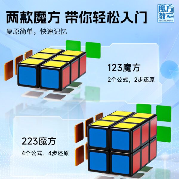 魔域文化 123 223 不等階 異形 魔術方塊 魔方教室 一二三 321 322 二二三 魔方 一階 二階 益智玩具 1階 2階