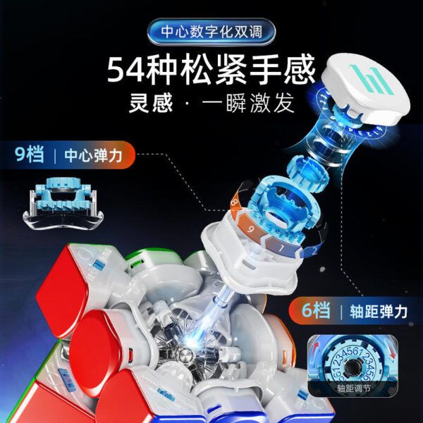 魔域文化 華夢TG 磁力3階 魔方雙調 磁懸浮 定位 比賽益智魔方 華夢 Moyu 魔域  磁力軸磁 磁懸浮 限量版 紀念 靈珠