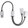 傳輸線 USB usb2.0 一拖二 一拖三 手機 電腦 平板 分線器
