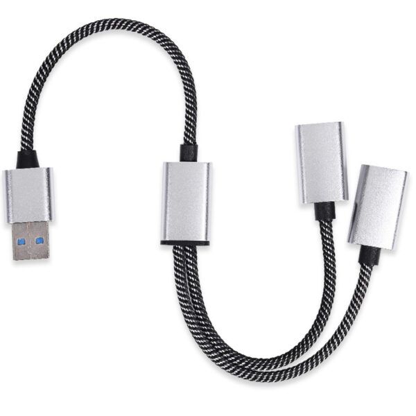 傳輸線 USB usb2.0 一拖二 一拖三 手機 電腦 平板 分線器