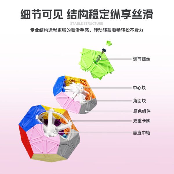 聖手 繁花五魔方 轉棱五魔方 12面體 魔術方塊 益智 多面體