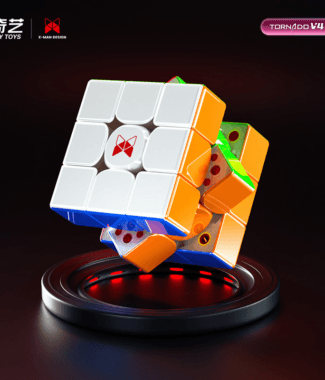 奇藝風三階五代旗艦版先鋒UV魔方競速比賽專用兒童益智玩具