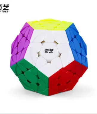 奇藝 魔方格 啟恆 磁力 三階五魔方 啟恆S 雕刻 彩色 無貼紙 十二色 3階5魔方  5魔方