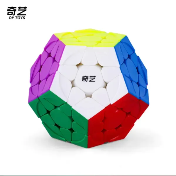 奇藝 魔方格 啟恆 磁力 三階五魔方 啟恆S 雕刻 彩色 無貼紙 十二色 3階5魔方  5魔方