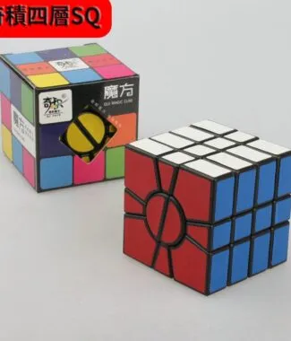 奇積四層 SSQ 黑色 奇蹟 QJ  4層  SQ 異形 變形 不等階 魔術方塊 益智玩具