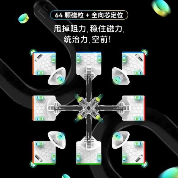 GAN MINI M PRO 三階 魔術方塊 磁力魔方 益智玩具