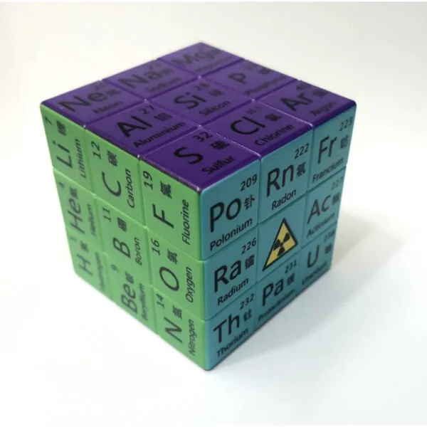Z cube 化學元素 周期表物理三階 酷魔方 學生 數學 單位換算 古詩詞 成語 公式教學 益智玩具 3階