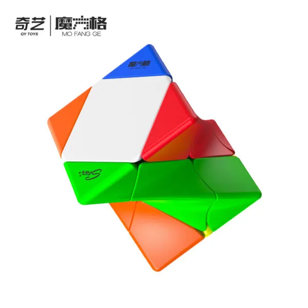 奇藝魔方格 扭曲斜轉 tristy skewb 魔術方塊 造型三階  3階 概念方塊 益智玩具  puzzl