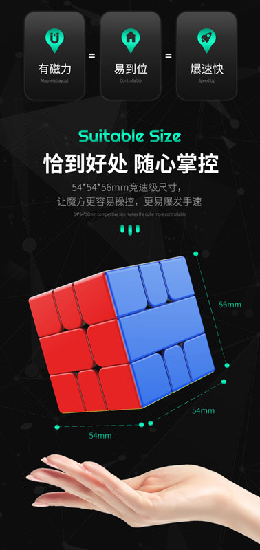 MGC-SQ1-4 MGC SQ-1 V2 永駿 異形 魔術方塊 SQ1 扇形 魔方 速解 益智玩具 square 彩色