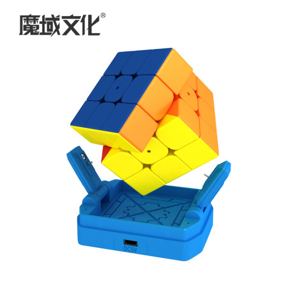 威龍AI 魔域 威龍 AI 智能 磁力 三階 速解 3階 連接手機 APP 磁鐵 魔術方塊 魔方 益智玩具