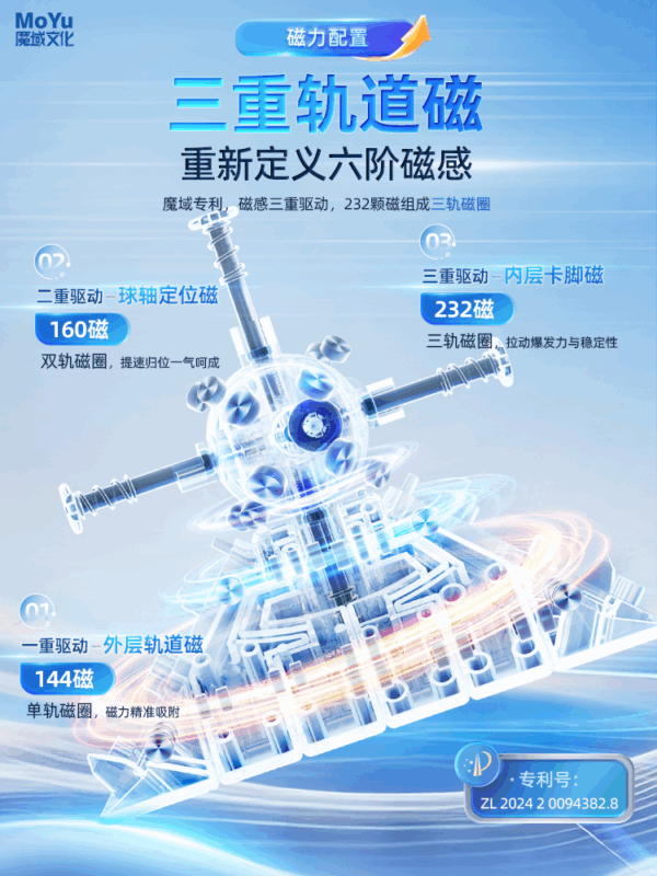 魔域 傲世 V4 魔術方塊 六階 魔方 6階 傲世 磁力 M 速解 四代 益智玩具