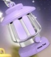迷你復古發光小夜燈掛件鑰匙圈七彩漸變燈包包掛件鑰匙鏈禮品